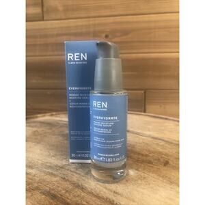 REN Clean Skincare Everhydrate Marine Moisture Restore Serum 1.02 oz New